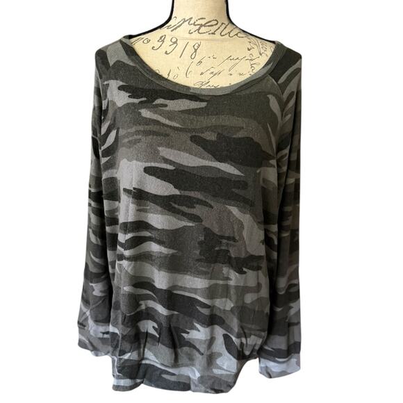 Buffalo David Bitton Stretch Camouflage Long Sleeve Shirt Size XL - Picture 1 of 4